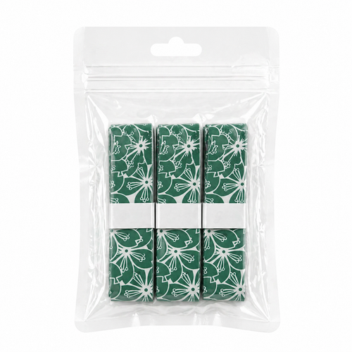 PickleDinkle Hibiscus Overgrips — 3 Pack